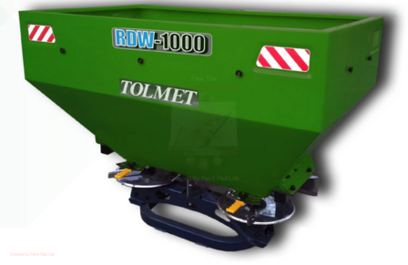 Zand kunstmest zoutstrooier 1000
