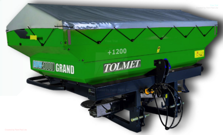 Zand kunstmest zoutstrooier 1200