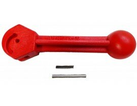 Hendel tbv hoofdkraan rood