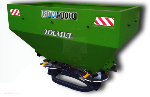 Zand kunstmest zoutstrooier 1000